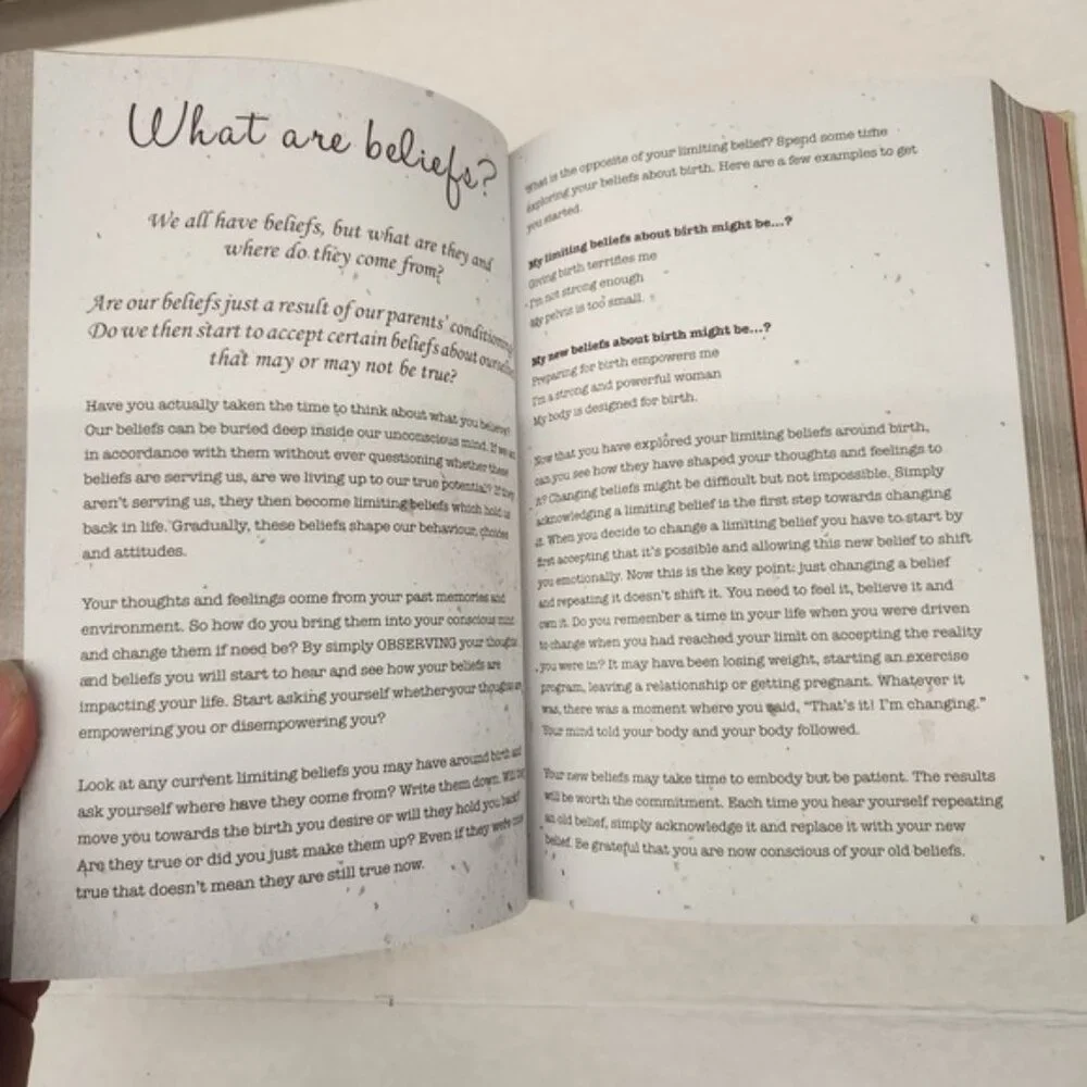 Feelosophy‎ of Birth Pregnancy Journal Doula Guidance Inspirational diary